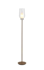 M8402  Nora Floor Lamp 1 Light E27 Gold/White